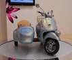 EICMA 2008: Vespa GTV Sidecar - максискутер с коляской